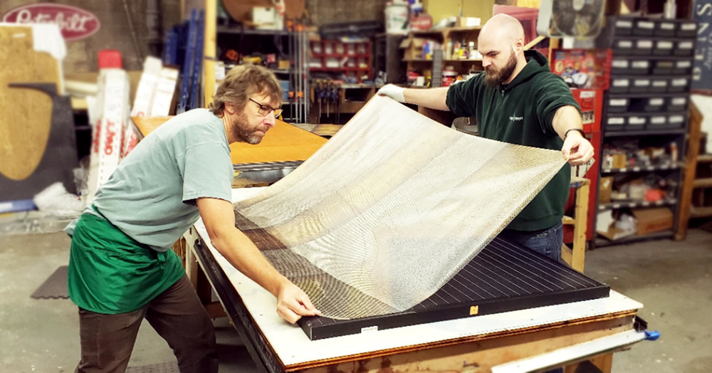 SolarSkin™ being applied to Panasonic modules